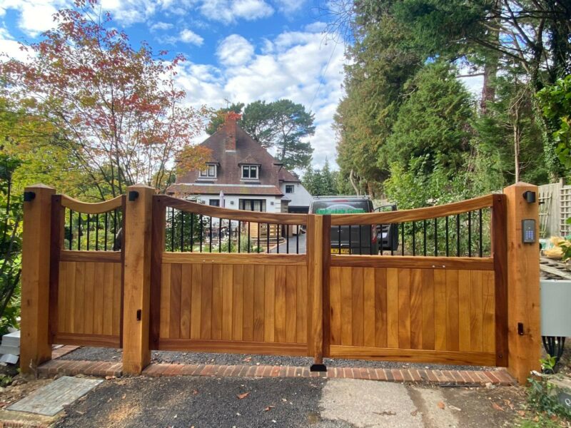 Swanland Iroko hardwood gates – Longman Gates